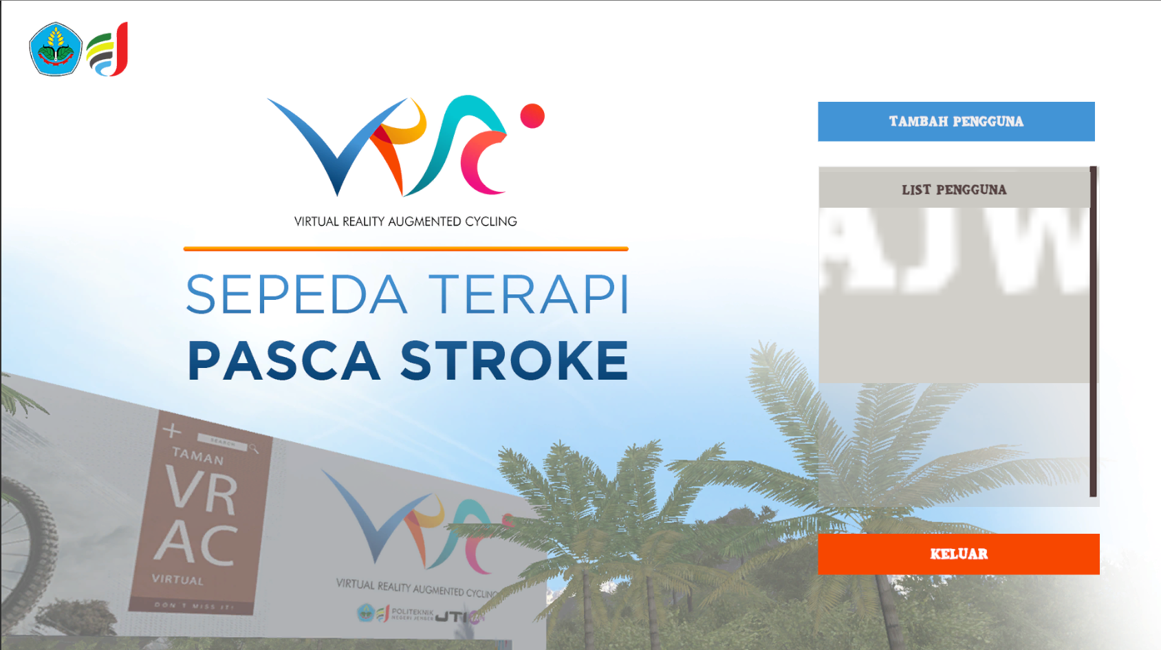 Virtual Reality and Augmented Reality in Post-Stroke Rehabilitation Bikes