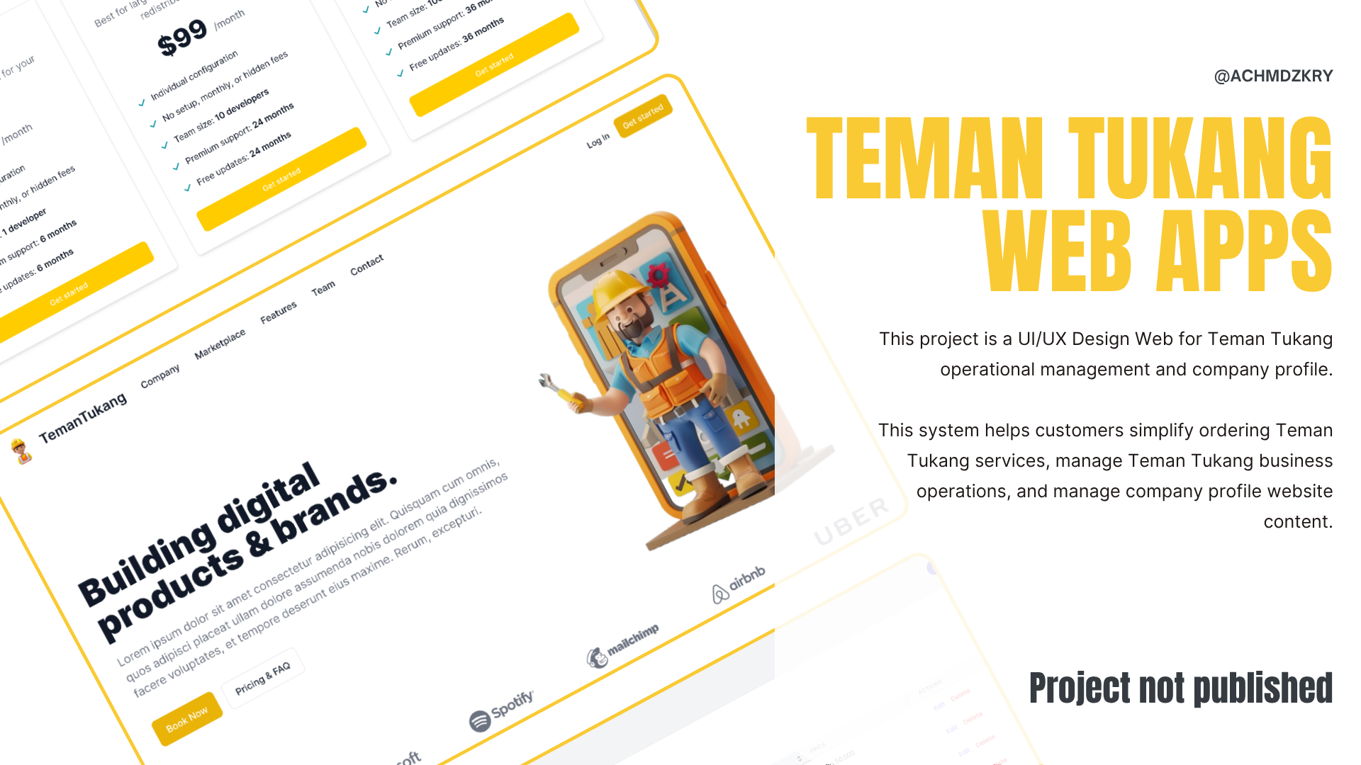 Teman Tukang Bisnis Company Profile Information System