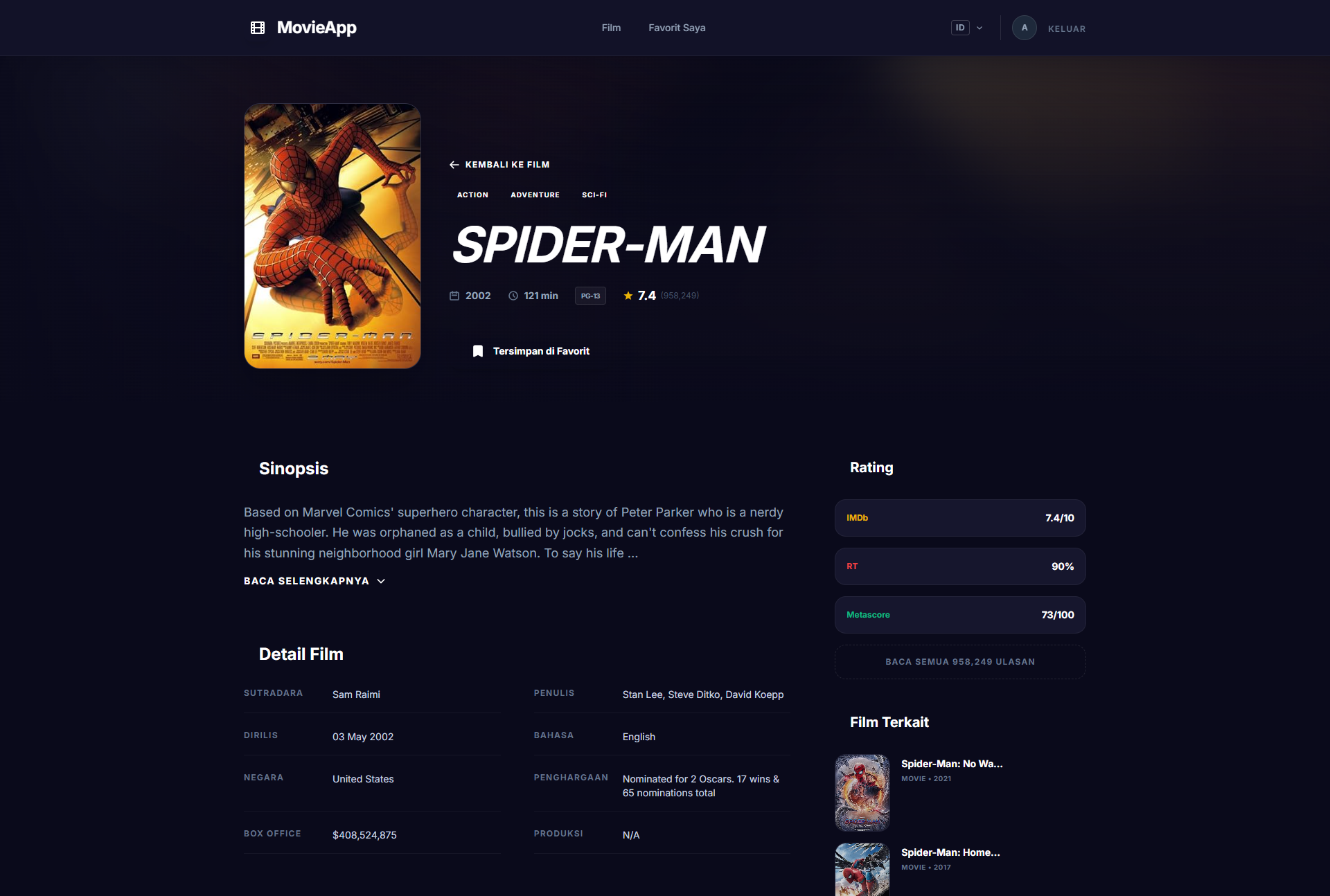 Web Based Streaming Platform For Movies And TV Shows