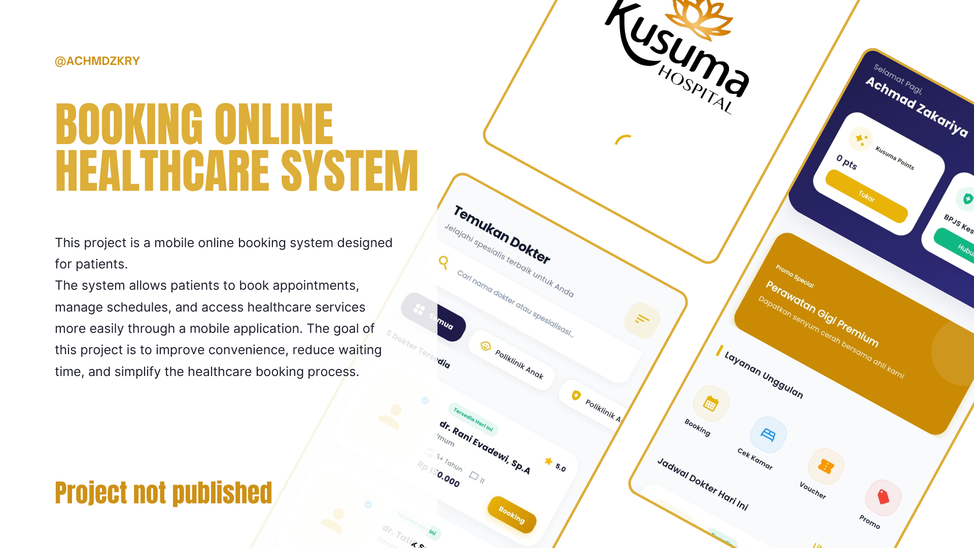 Booking Online Healthcare Mobile Version System